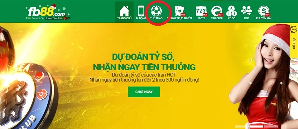 cá cược thể thao tại FB88