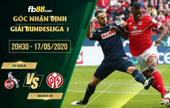 fb88-tỷ lệ kèo nhà cái FC Koln vs FSV Mainz 05