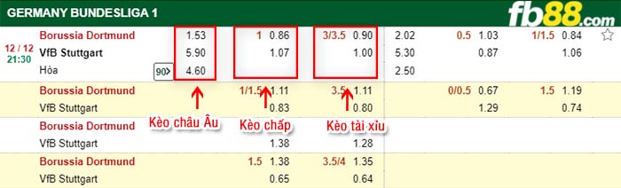 fb88-tỷ lệ kèo chấp Dortmund vs Stuttgart