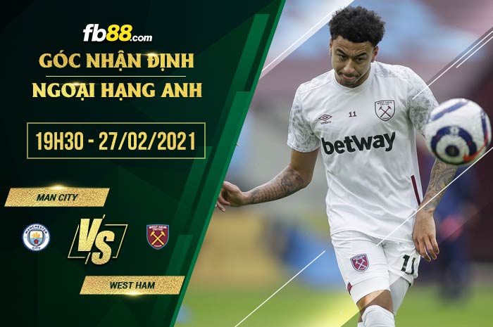 fb88-tỷ lệ kèo nhà cái Man City vs West Ham