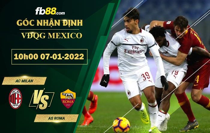 Fb88 soi kèo trận đấu AC Milan vs AS Roma