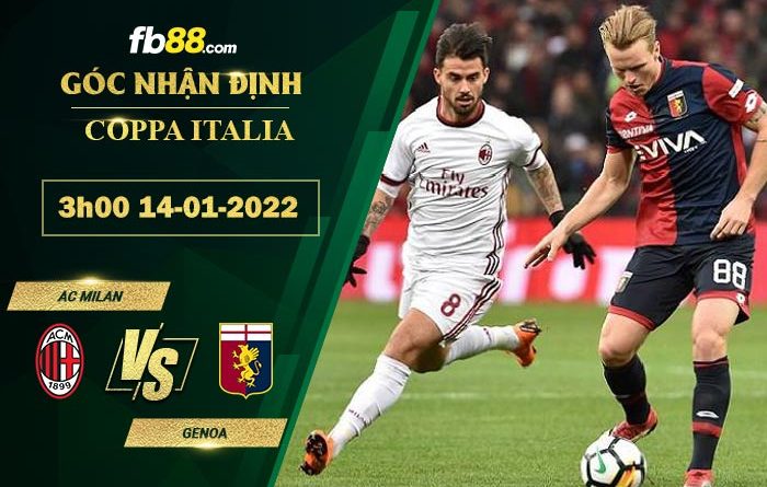 Fb88 soi kèo trận đấu AC Milan vs Genoa