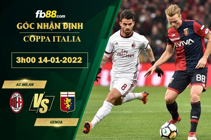 Fb88 soi kèo trận đấu AC Milan vs Genoa