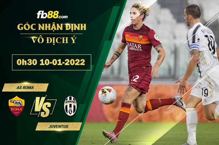 Fb88 soi kèo trận đấu AS Roma vs Juventus