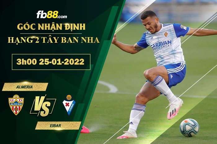 Fb88 soi kèo trận đấu Almeria vs Eibar