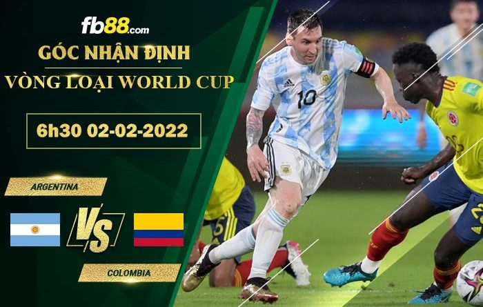 Fb88 soi kèo trận đấu Argentina vs Colombia