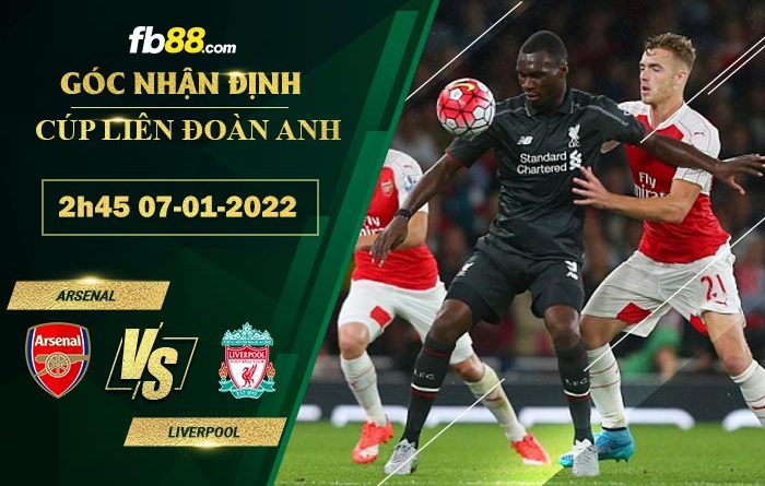 Fb88 soi kèo trận đấu Arsenal vs Liverpool