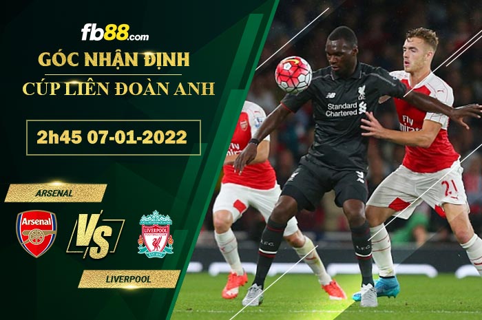 Fb88 soi kèo trận đấu Arsenal vs Liverpool