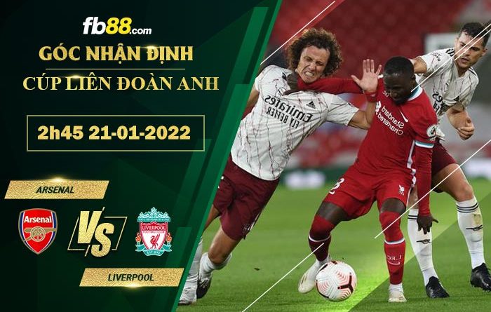 Fb88 soi kèo trận đấu Arsenal vs Liverpool