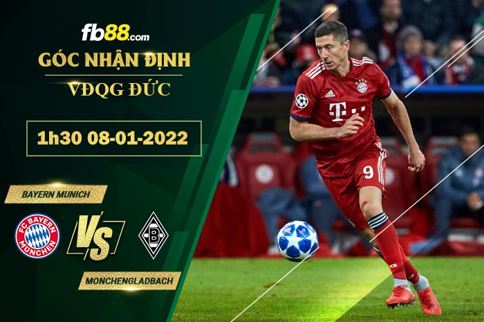 Fb88 soi kèo trận đấu Bayern Munich vs Monchengladbach