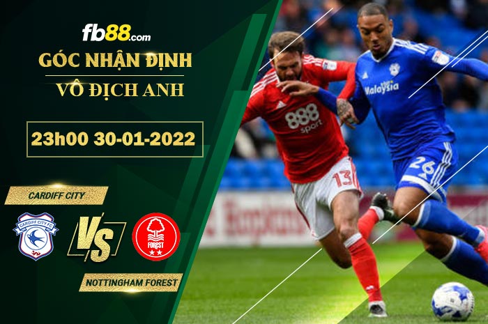 Fb88 soi kèo trận đấu Cardiff City vs Nottingham Forest