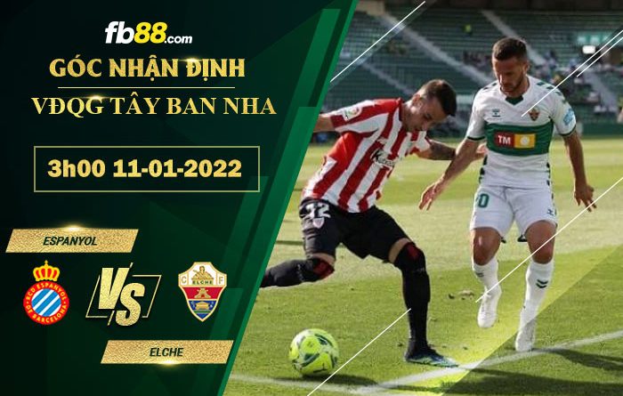 Fb88 soi kèo trận đấu Espanyol vs Elche