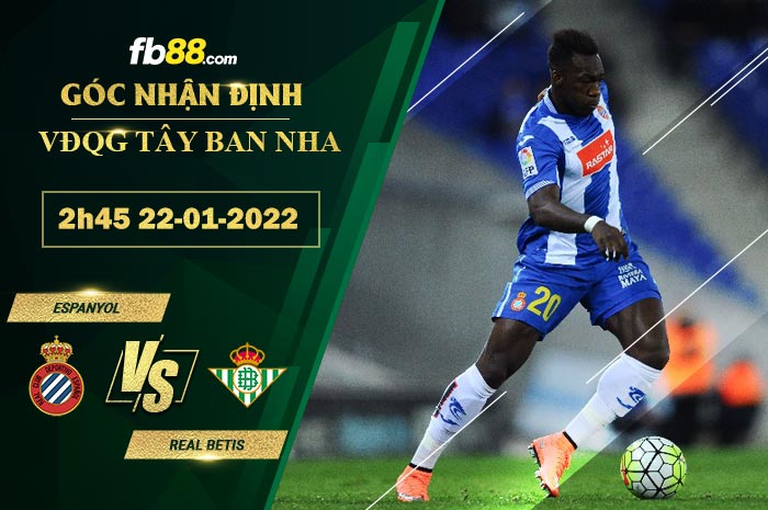 Fb88 soi kèo trận đấu Espanyol vs Real Betis