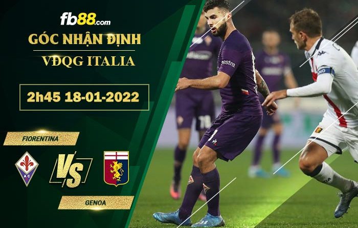 Fb88 soi kèo trận đấu Fiorentina vs Genoa