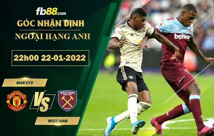 Fb88 soi kèo trận đấu Man Utd vs West Ham