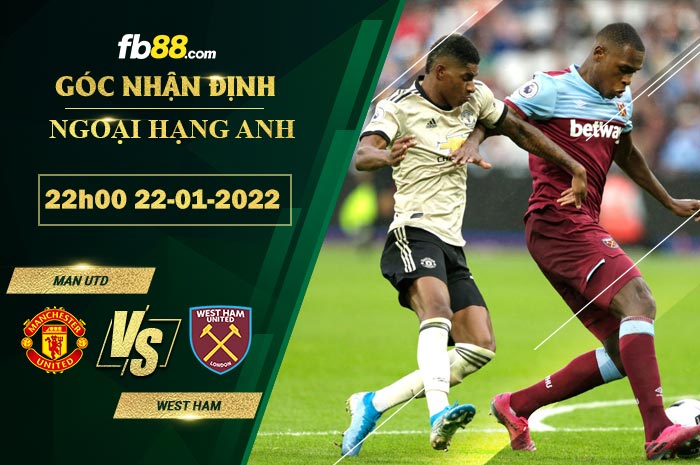 Fb88 soi kèo trận đấu Man Utd vs West Ham