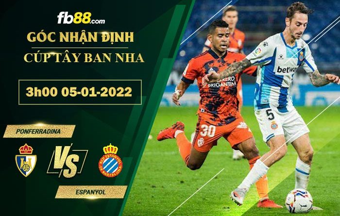 Fb88 soi kèo trận đấu Ponferradina vs Espanyol