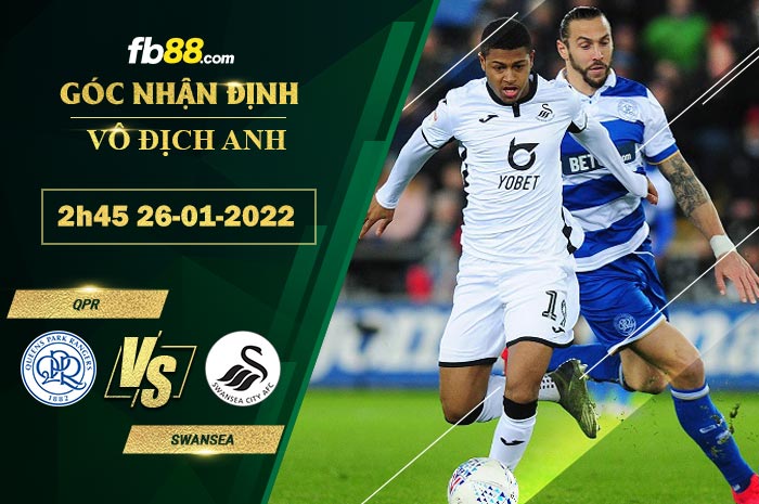 Fb88 soi kèo trận đấu QPR vs Swansea