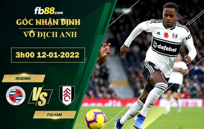 Fb88 soi kèo trận đấu Reading vs Fulham