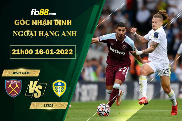 Fb88 soi kèo trận đấu West Ham vs Leeds