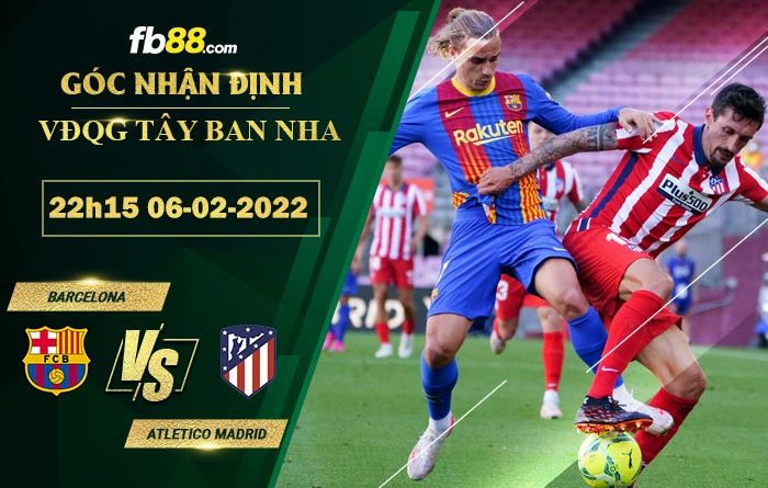 Fb88 soi kèo trận đấu Barcelona vs Atletico Madrid