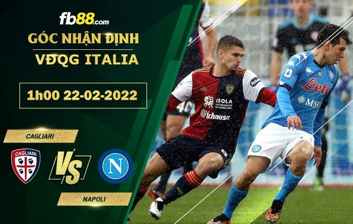 Fb88 soi kèo trận đấu Cagliari vs Napoli