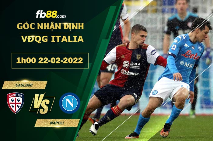 Fb88 soi kèo trận đấu Cagliari vs Napoli