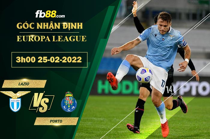 Fb88 soi kèo trận đấu Lazio vs Porto