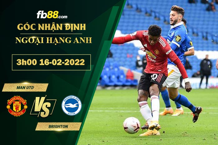 Fb88 soi kèo trận đấu Man Utd vs Brighton