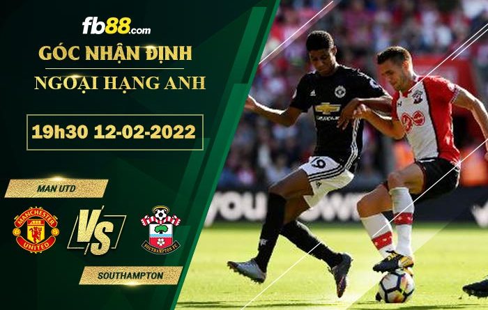 Fb88 soi kèo trận đấu Man Utd vs Southampton