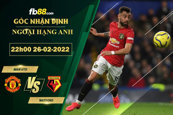 Fb88 soi kèo trận đấu Man Utd vs Watford