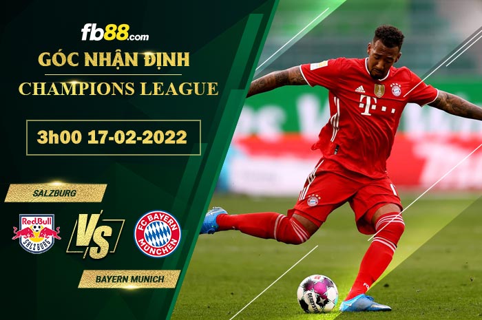 Fb88 soi kèo trận đấu Salzburg vs Bayern Munich