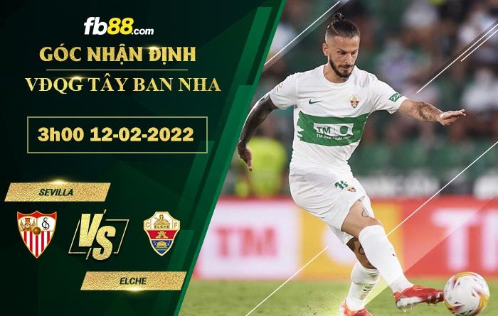 Fb88 soi kèo trận đấu Sevilla vs Elche