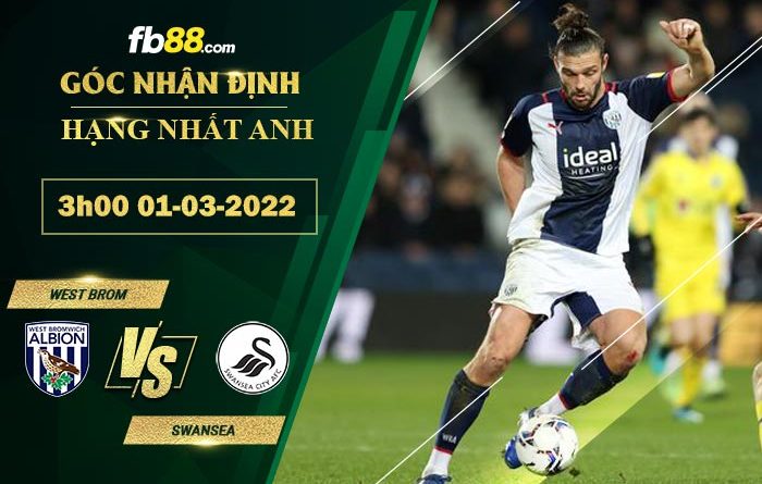 Fb88 soi kèo trận đấu West Brom vs Swansea