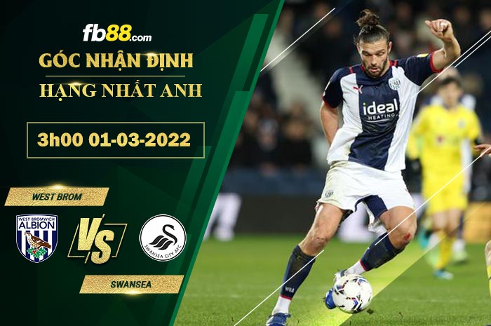 Fb88 soi kèo trận đấu West Brom vs Swansea