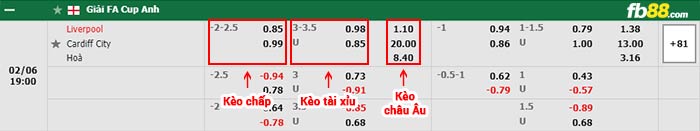 fb88 tỷ lệ kèo chấp Liverpool vs Cardiff City