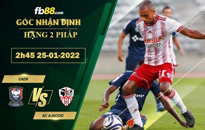 Fb88 soi kèo trận đấu Caen vs AC Ajaccio