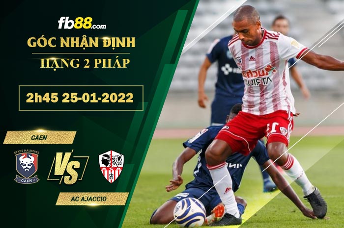 Fb88 soi kèo trận đấu Caen vs AC Ajaccio