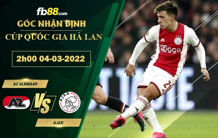 Fb88 soi kèo trận đấu AZ Alkmaar vs Ajax