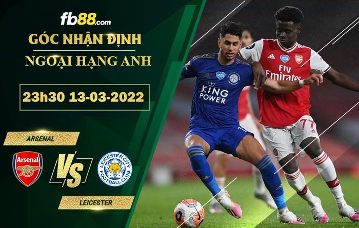 Fb88 soi kèo trận đấu Arsenal vs Leicester