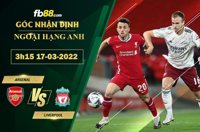 Fb88 soi kèo trận đấu Arsenal vs Liverpool