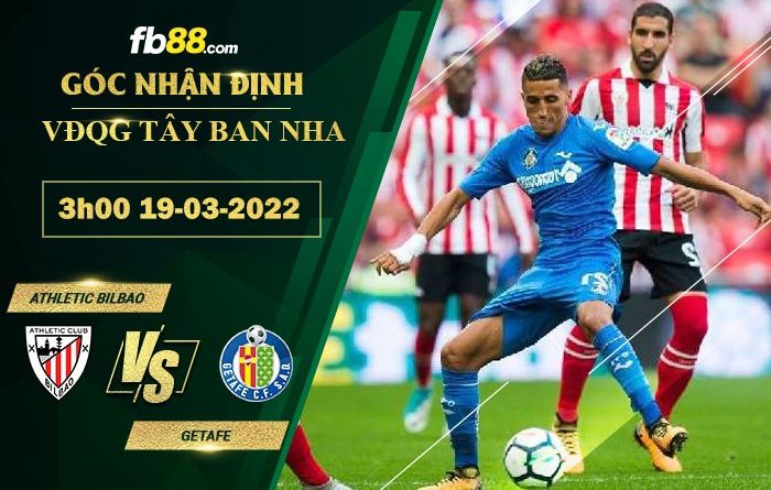 Fb88 soi kèo trận đấu Athletic Bilbao vs Getafe