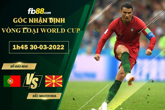 Fb88 soi kèo trận đấu Bồ Đào Nha vs Bắc Macedonia