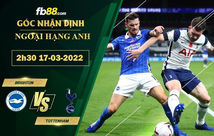 Fb88 soi kèo trận đấu Brighton vs Tottenham