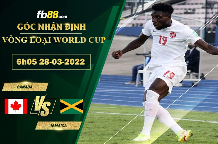 Fb88 soi kèo trận đấu Canada vs Jamaica