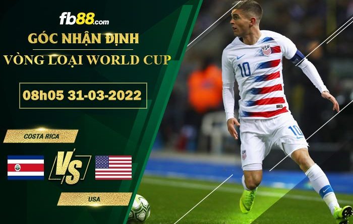 Fb88 soi kèo trận đấu Costa Rica vs USA