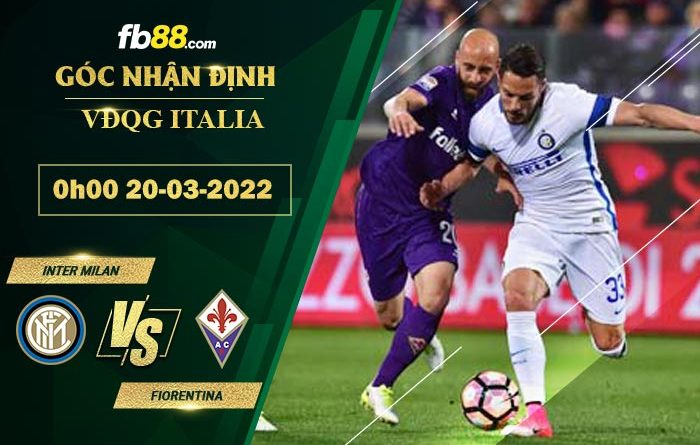 Fb88 soi kèo trận đấu Inter Milan vs Fiorentina