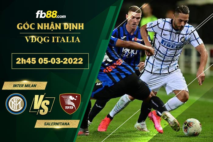 Fb88 soi kèo trận đấu Inter Milan vs Salernitana