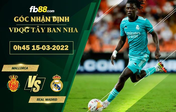 Fb88 soi kèo trận đấu Mallorca vs Real Madrid