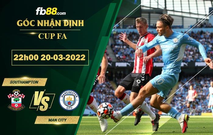 Fb88 soi kèo trận đấu Southampton vs Man City